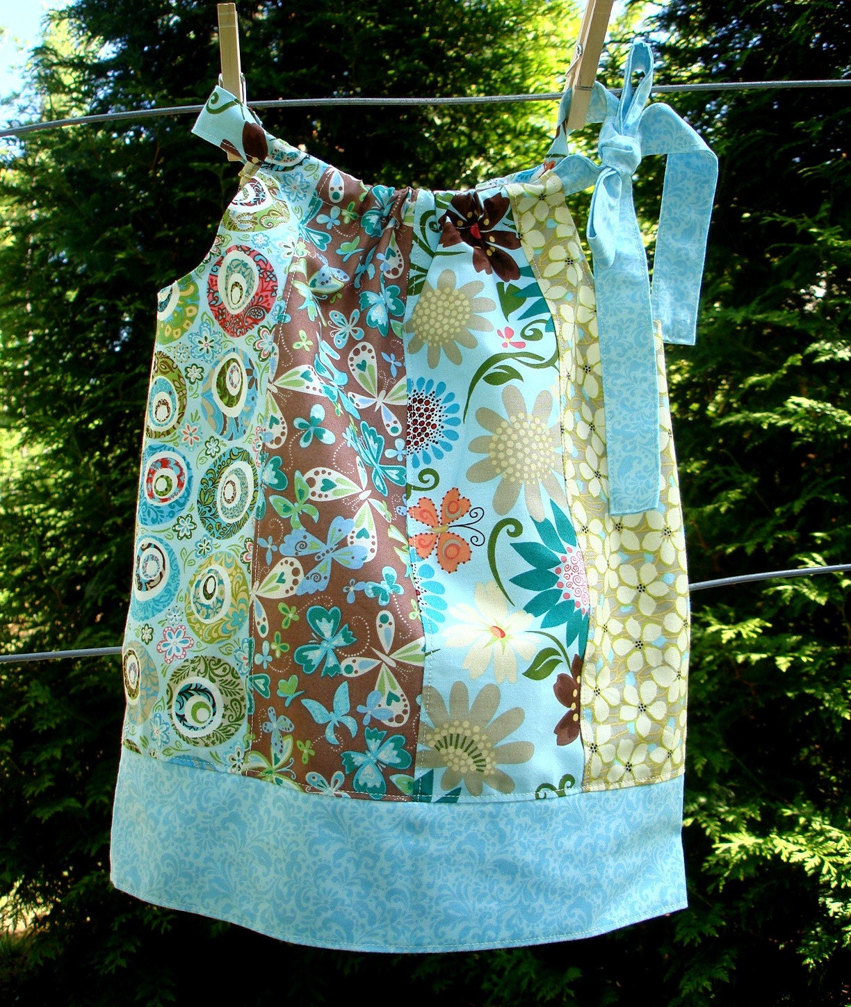 Girls Pillowcase Dress size 12-18 months ready to ship