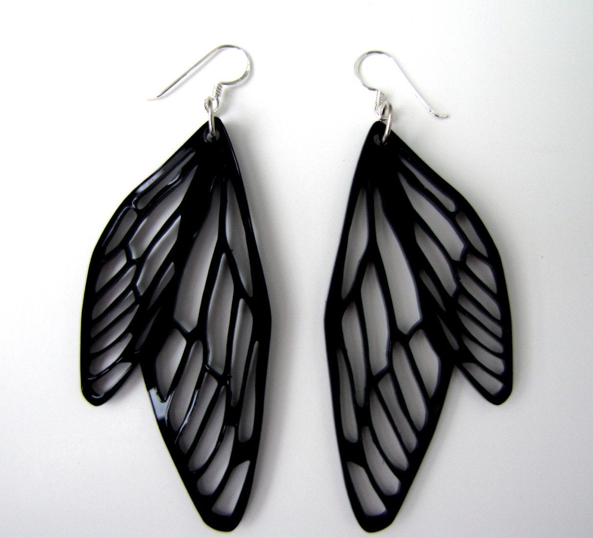 DRAGONFLY WINGS EARRINGS asymetric