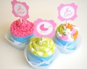 DIY Baby Shower Cupcake Toppers  - PDF file - Personal Use Only - Instant Download