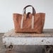 No. 175 Tool / Garden Tote in Rust Waxed Canvas