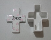 Personalized Christening , Baptism, Communion, Confirmation Rosary , Trinket Box - Great Gift - Any design