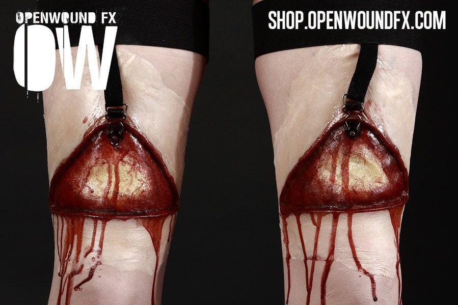 PAINTED Gartered Legs Prosthetics (Garters Included)