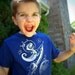 T-Rex on a Rocket Shirt - Kids Dinosaur TShirt, sized 10-12 Youth