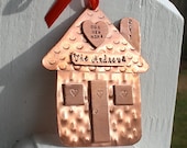 Our New Home - Hand Forged and Hand Stamped Copper Ornament
