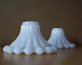 Milk Glass Candle Holders
