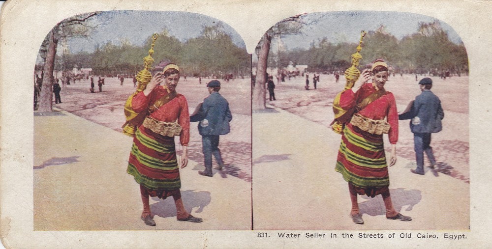 Egypt Stereoview Card from Early 1900s-161