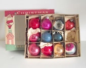 Vintage Christmas Ornaments Mercury Glass