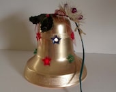 Vintage Blinking Christmas Bell IOB