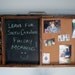 SALE - Antique Printers Drawer Message Bulletin Chalk Board