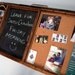 SALE - Antique Printers Drawer Message Bulletin Chalk Board
