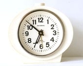 Vintage Russian mechanical alarm clock Jantar