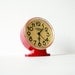 Vintage Russian mechanical alarm clock Slava from Soviet Union period