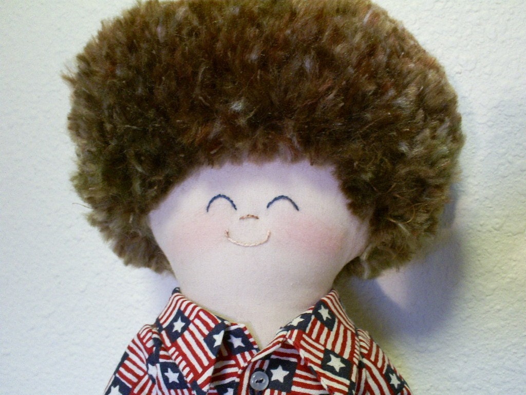 Meet Brian - Hand Made Rag Doll 12 Inches Tall