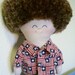 Meet Brian - Hand Made Rag Doll 12 Inches Tall