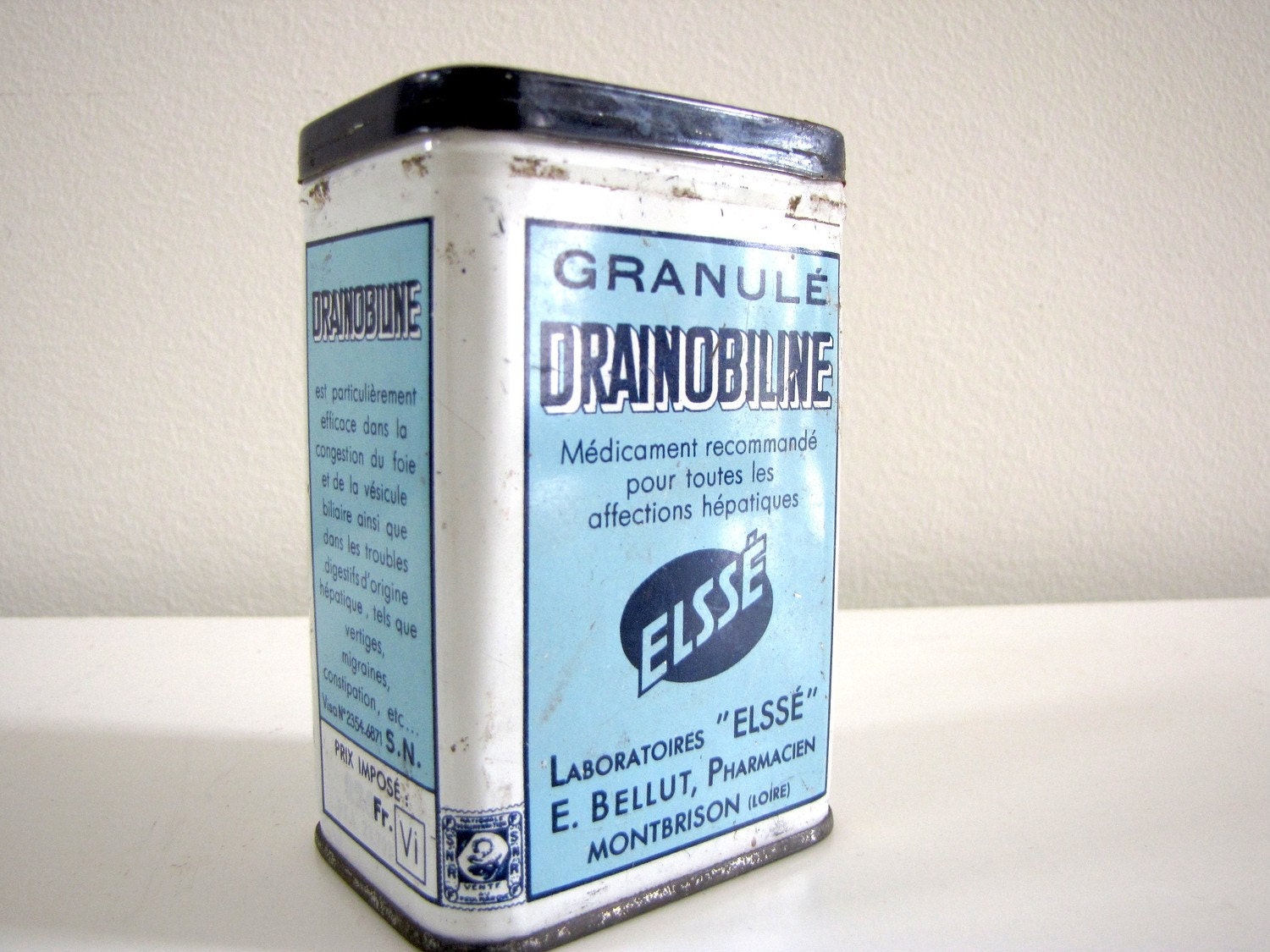 Vintage French Tin Box