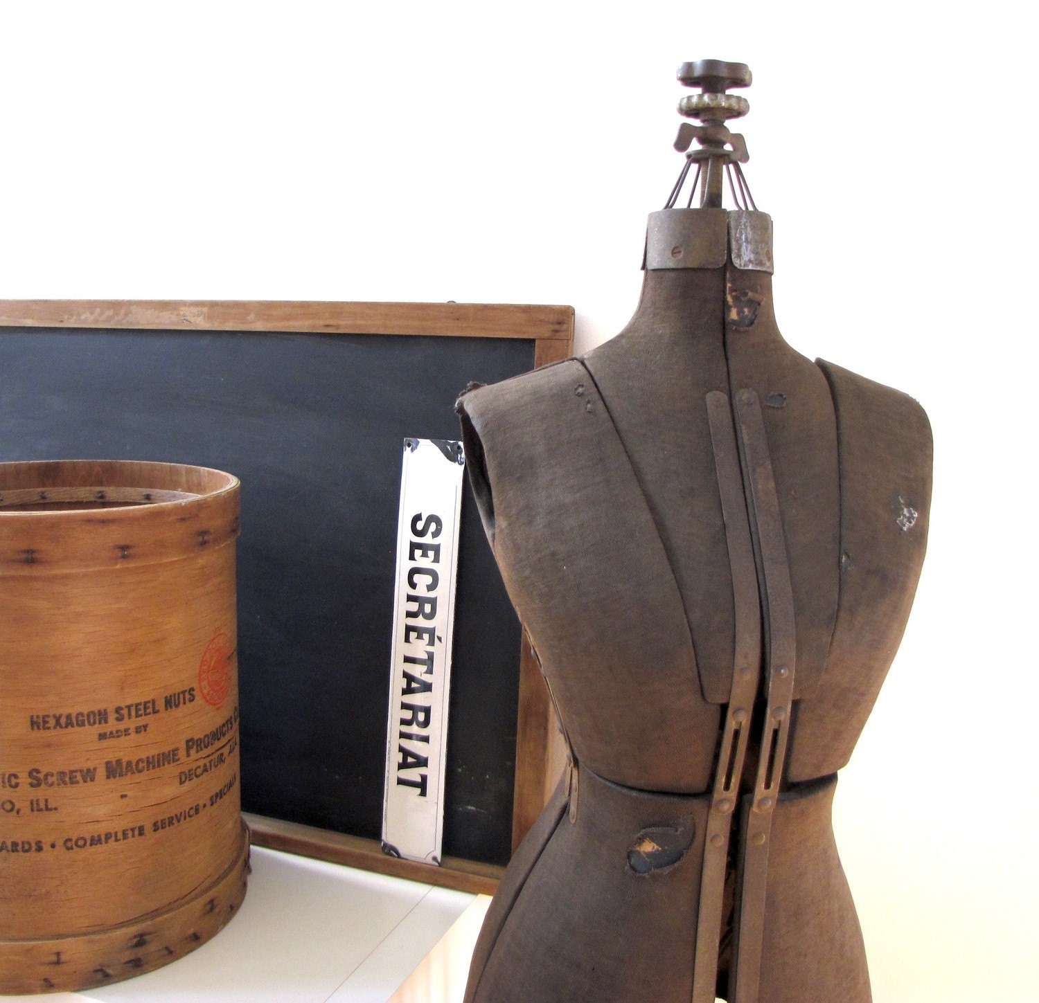 Reserved for Kristine - Early 1900s Dressmaker's Dress Form