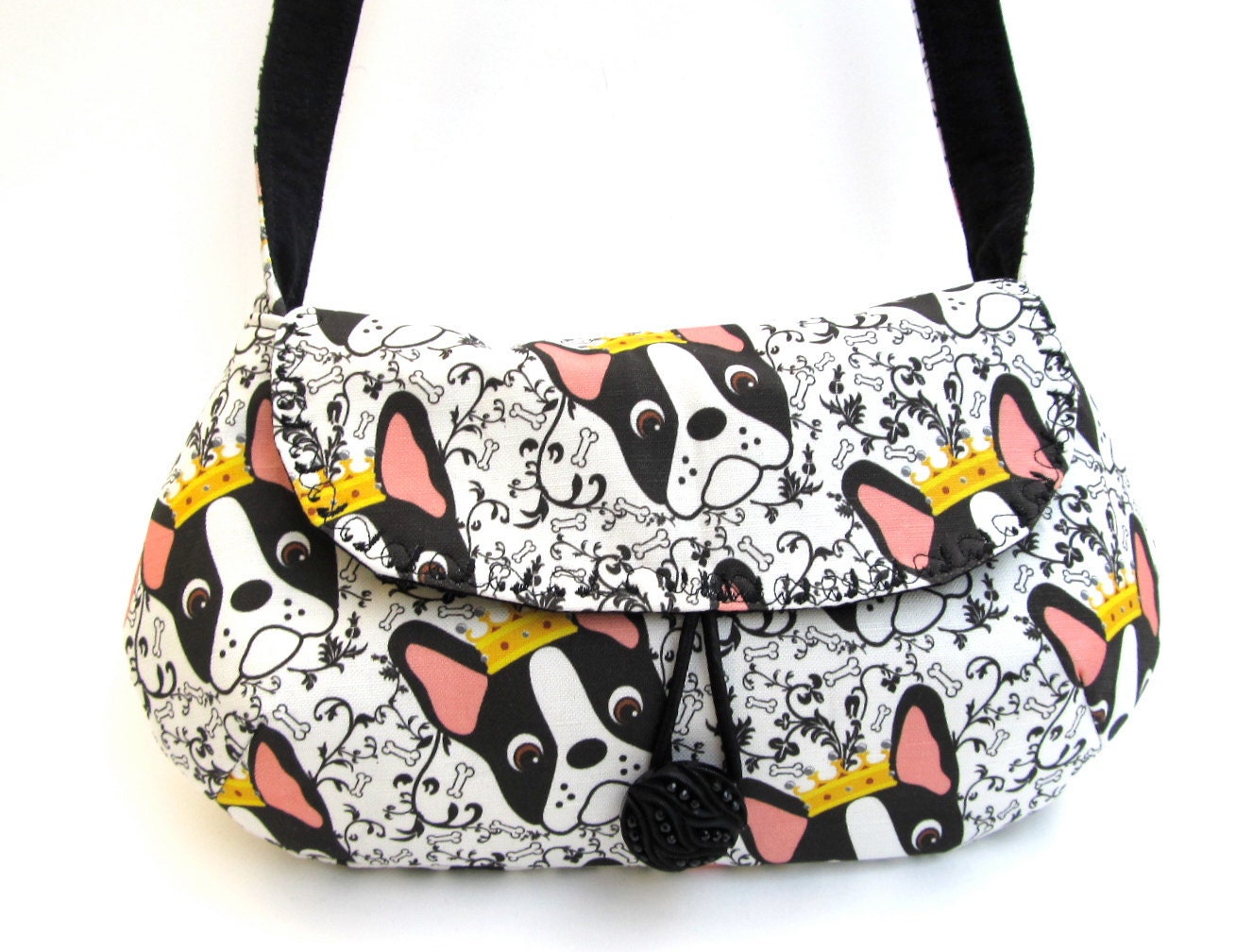 Little Boston Terrier Bag in your choice of BT fabric