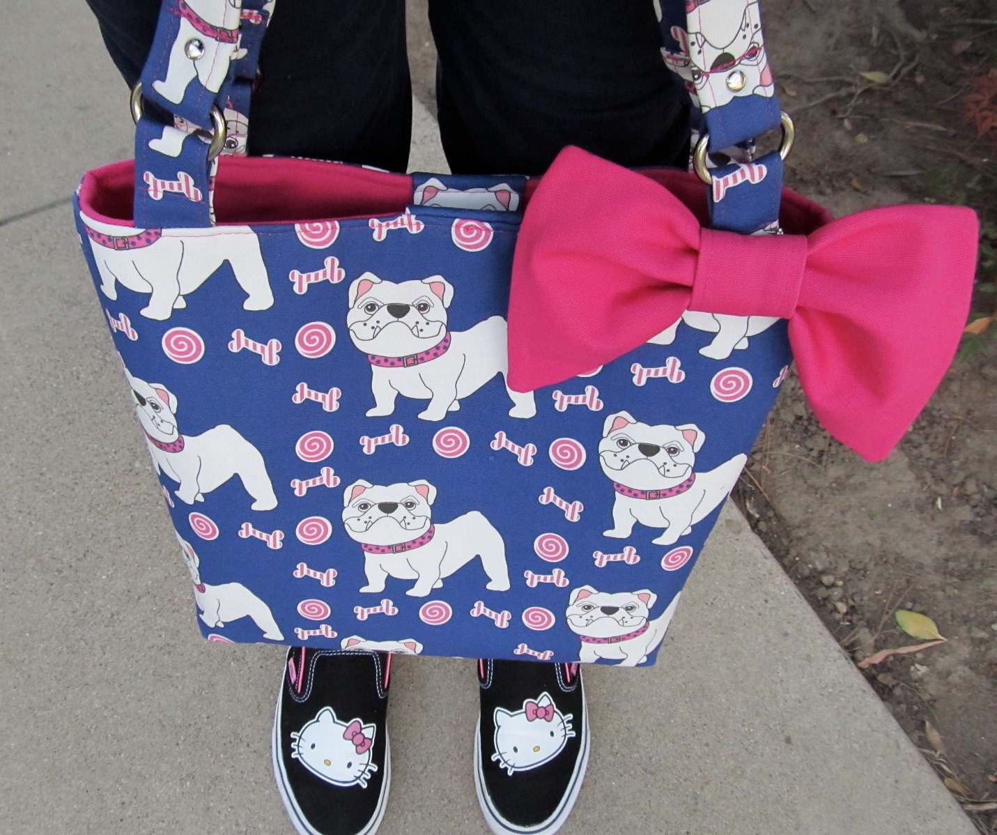 Victoria the Bulldog Tote Bag