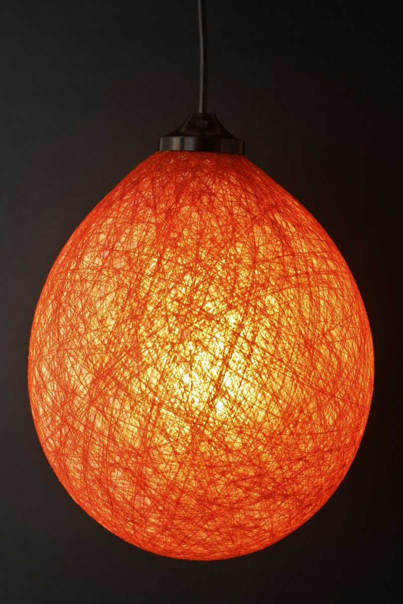 Handmade lamp, lamp shade, pendant, ceiling, hanging lamp, Contemporary design interior accent Spring passion by FiligreeCreations on Etsy