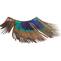Full Peacock Eye Feather False Eyelashes