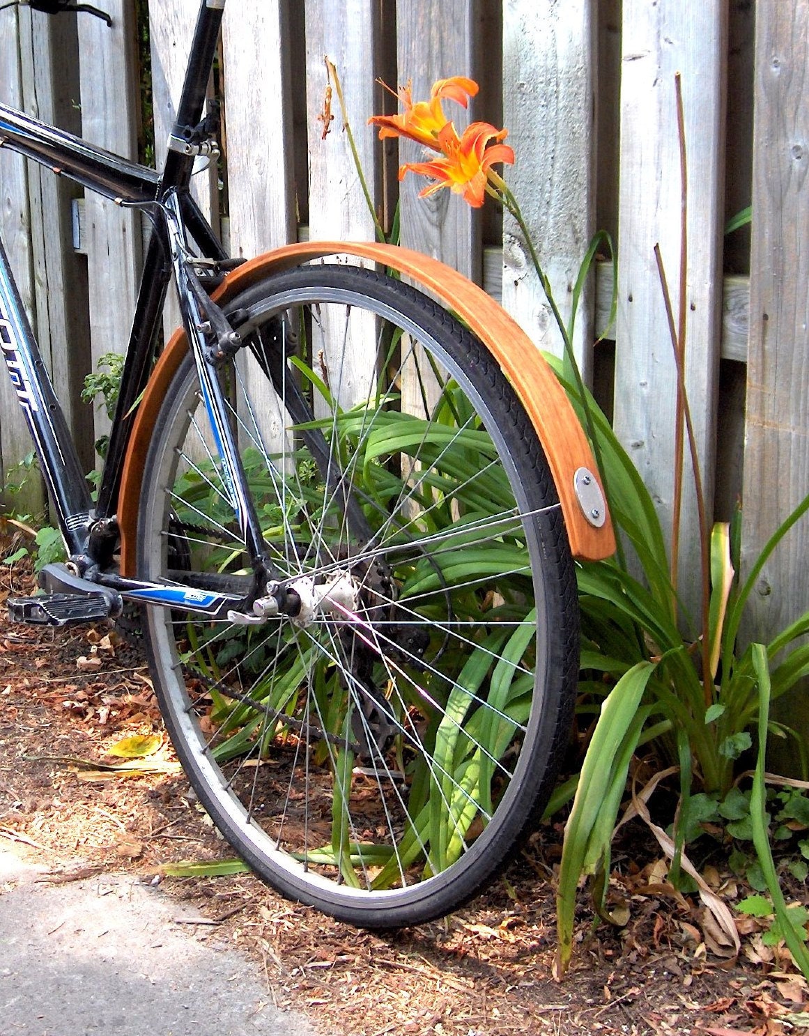 Rear Wood Bike Fender