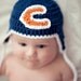 Crochet Chicago Bears Ear Flap Hat