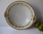 Vintage Royal Embassy Bristol Floral Round Serving Bowl