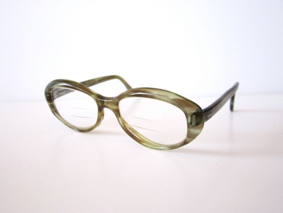 Vintage Oval 1960s Jackie O' Glasses Frames