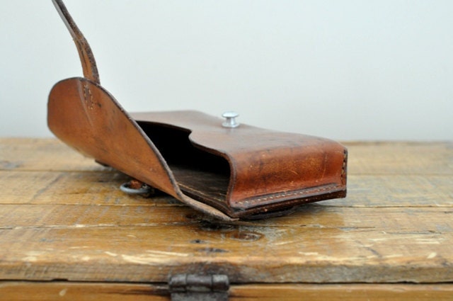 Vintage Swiss Army Leather Ammo Pouch