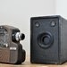 Vintage Camera Collection Univex Model C8 8 mm Movie Camera and Agfa Box Camera