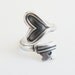 NEW Steampunk Skeleton Key Heart Ring- Key To My Heart- Sterling Silver Finish- Solid Heart