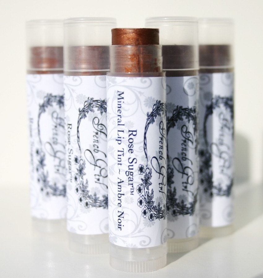 LIP Tint - ORGANIC & VEGAN - Rose Sugar(tm) with Organic Oils, Shea Butter, and Rose Otto - Violette
