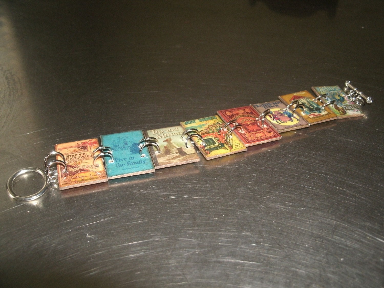 Vintage Children's Book Bracelet