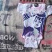80s Madonna baby onesie hand stenciled & spray painted tshirt by Rainbow Alternative on Etsy (size newborn, 6mo or 12mo)