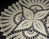 Crocheted Doily - Clover