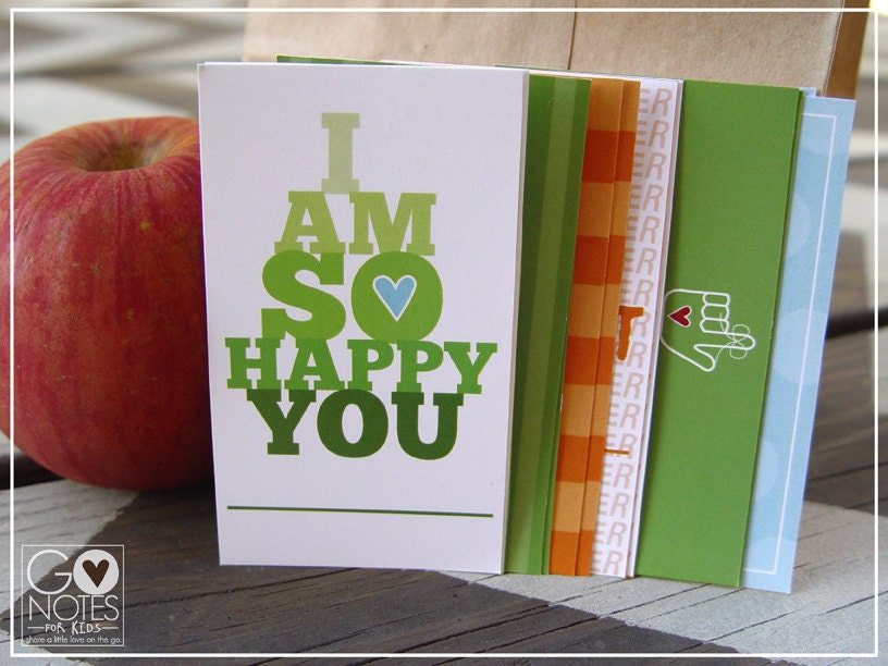 Go Notes-Love notes for Kids- BOYS PACK