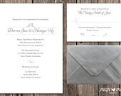 Love Birds - Wedding Invitation - Digital Printable PDF