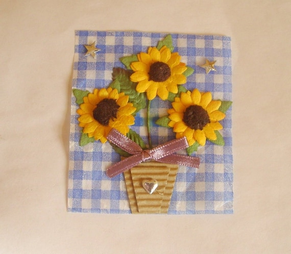 Sunflower Card Topper