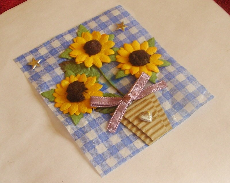 Sunflower Card Topper