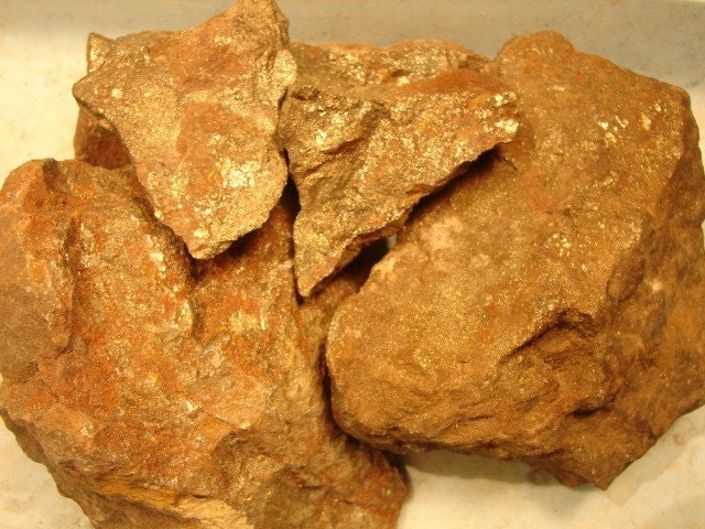 Marcasite Jewelry Grade Pyrite Display Craft Rock Rough Michigan Stone