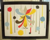 Furry Monster Bedtime - original painting