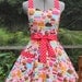 Sweetheart Hostess Apron-Pink Cupcakes-Vintage Inspired -Full of Twirl Flounce-