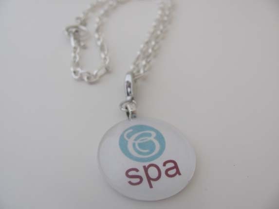 BC Spa Glass Gem Necklace by Kristin Victoria Designs