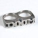 DOOM Two Finger Sterling Silver Ring