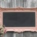 HOLLYWOOD REGENCY WEDDING Chalkboard Pink Baroque Ornate Girl Nursery French Country Kitchen 36inx21in Shabby Chic Cottage Romantic