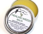Healing Weeds Balm - organic - herbal remedy and moisturizing salve 1/2 oz tin