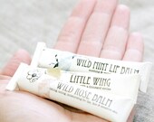 3 Herbal Lip Balms in Eco Friendly Paper Tubes - Organic - Wildcrafted - .21 oz each