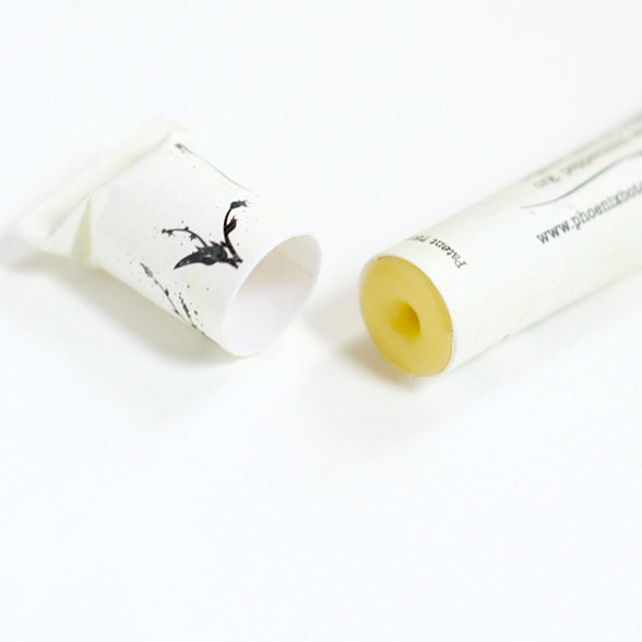 3 Herbal Lip Balms in Eco Friendly Paper Tubes - Organic - Wildcrafted - .21 oz each