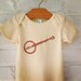 Banjo Infant Short Sleeve One Piece. Brown. Organic Cotton. 12-18 months.