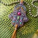 reserved for Mary M. HAMSA hand NECKLACE gypsy protective jewelry ball chain statement necklace hippie bohemian hand made unique